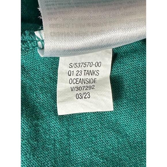 Old Navy Top Mens Small Soft Washed Tank Cotton Oceanside Summer Beach Tropical - Picture 5 of 5